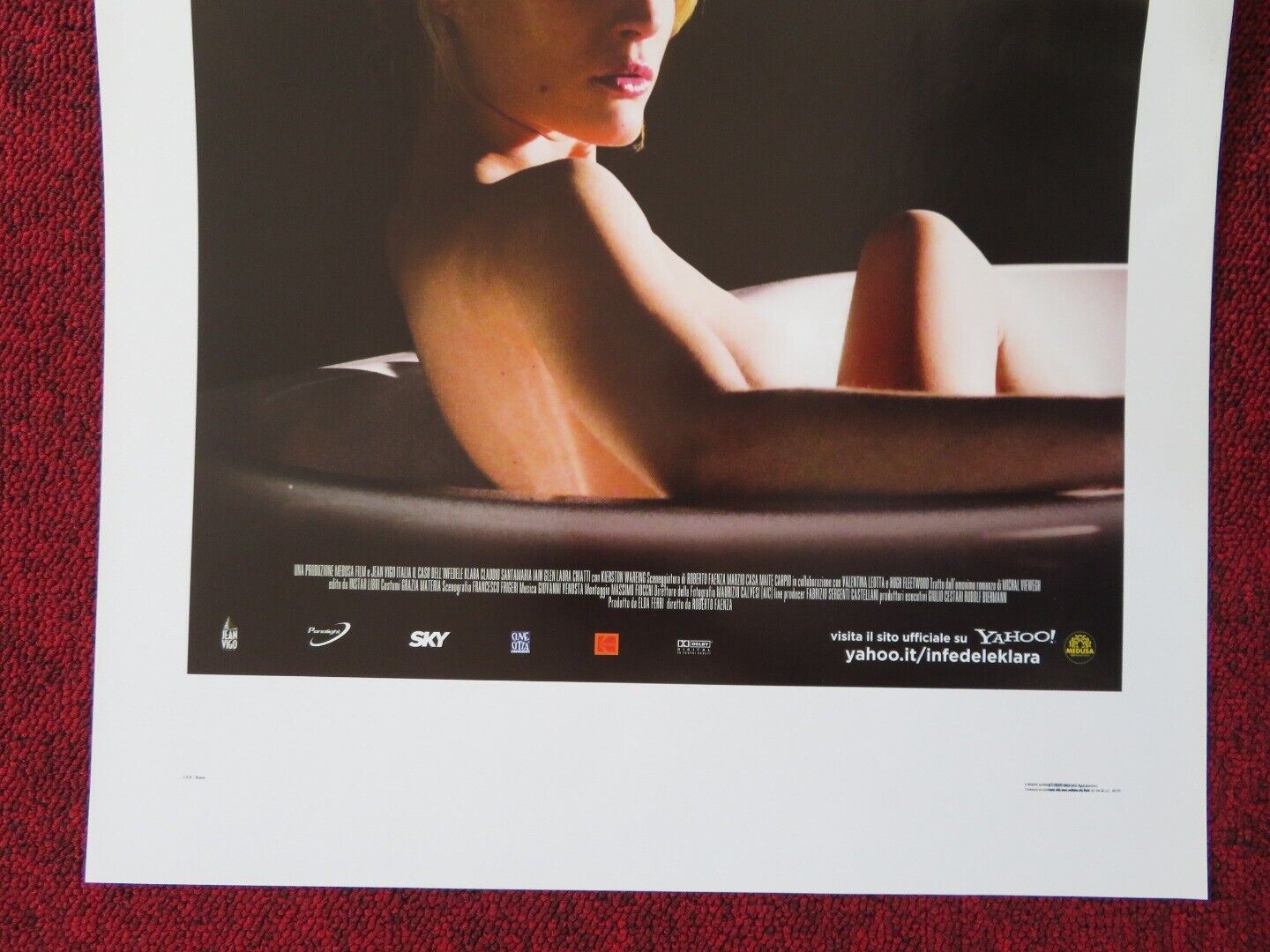 IL CASO DELL' INFEDELE KLARA ITALIAN LOCANDINA (27.5"x13") POSTER IAIN GLEN '09 Movie posters