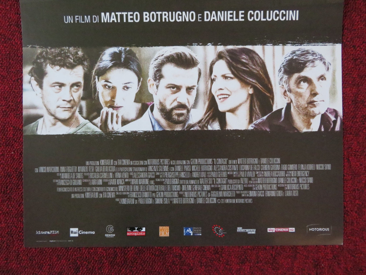 IL CONTAGIO ITALIAN LOCANDINA POSTER VINICIO MARCHIONI ANN FOGLIETTA 2017 Rendezvous Cinema Movie posters