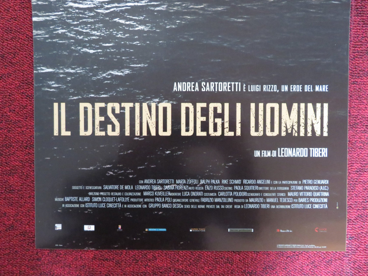 IL DESTINO DEGLI UOMINI ITALIAN LOCANDINA POSTER ANDREA SARTORETTI ZOFFOLI 2018 Rendezvous Cinema Movie posters