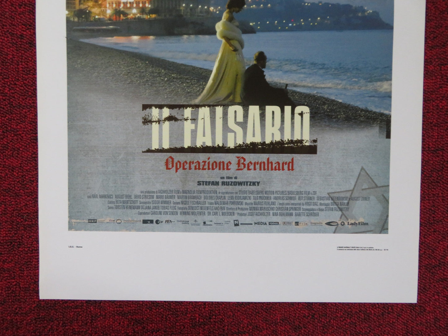 IL FALSARIO - OPERAZIONE BERNHARD ITALIAN LOCANDINA POSTER KARL MARKOVICS 2007 Rendezvous Cinema Movie posters