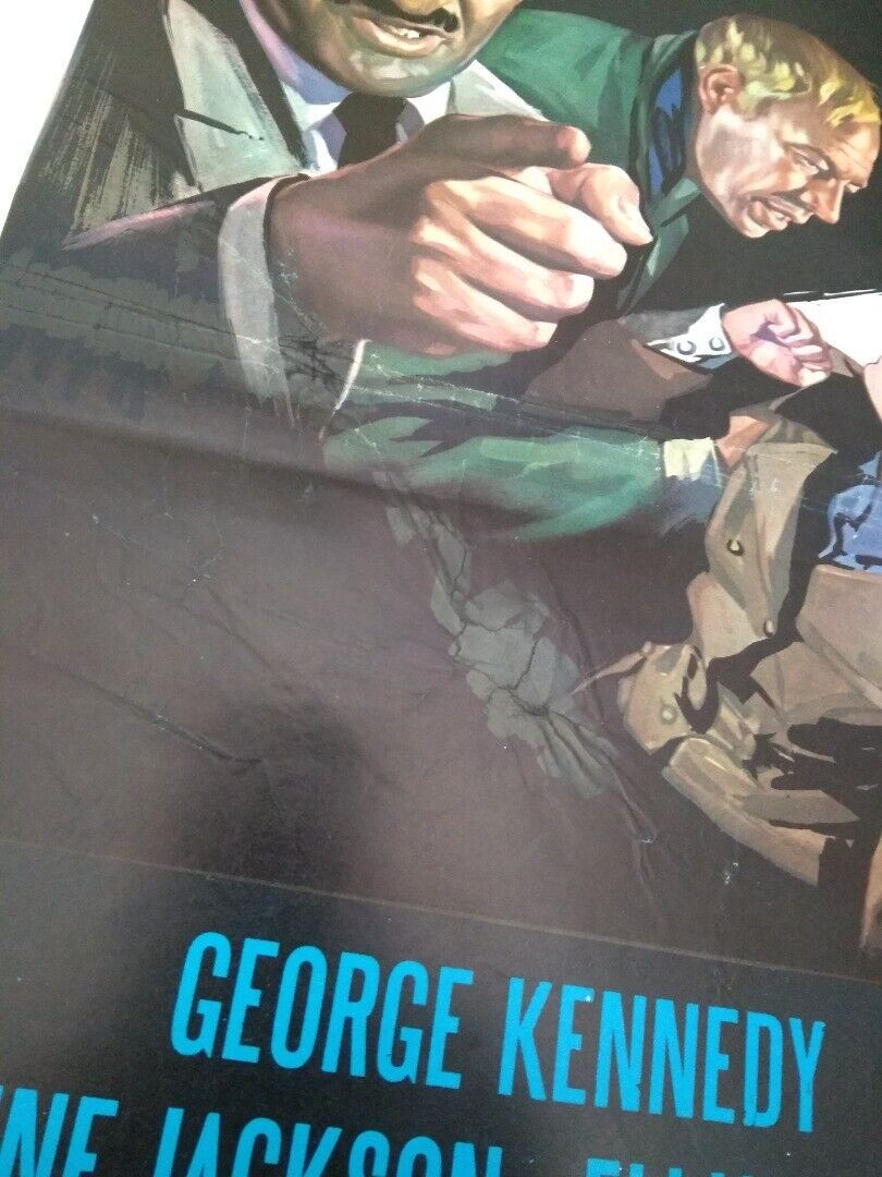 IL FALSO TESTIMONE ITALIAN LOCANDINA (27.5"x12.5") POSTER GEORGE KENNEDY 1970 Movie posters