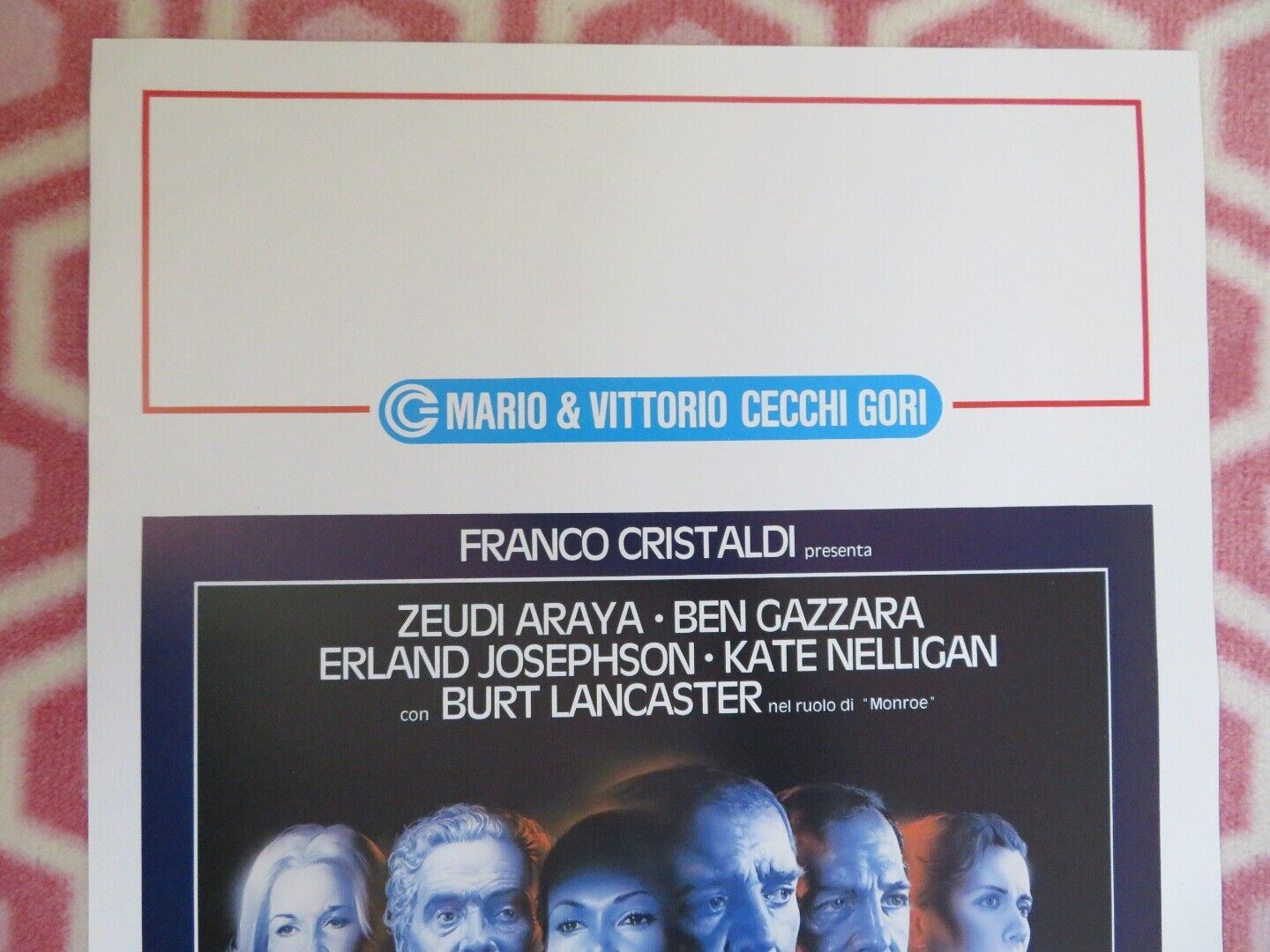 IL GIORNO PRIMA / Control ITALIAN LOCANDINA (27.5"x13") POSTER BEN GAZZARA 1987 Movie posters