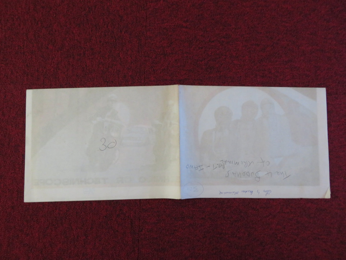 IL MARCHIO DI KRIMINAL FOLDED SPANISH POSTER GLEN SAXSON HELGA LINE 1968 Rendezvous Cinema Movie posters