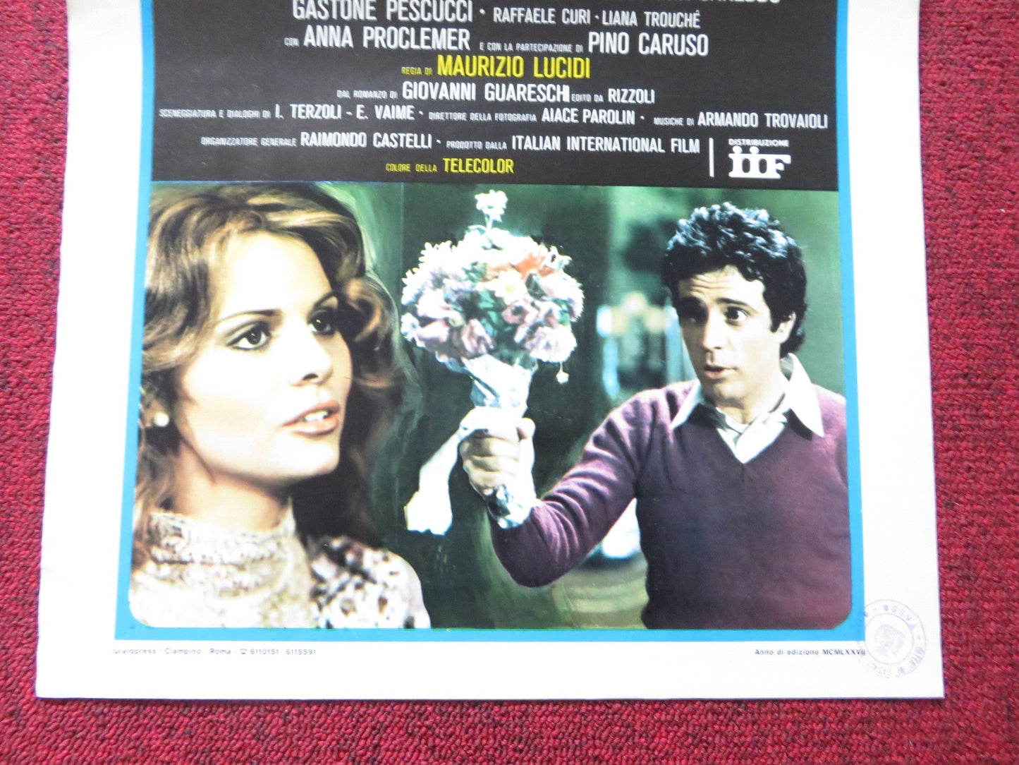 IL MARITO IN COLLEGIO ITALIAN LOCANDINA POSTER ENRICO MONTESANDO 1977 Rendezvous Cinema Movie posters