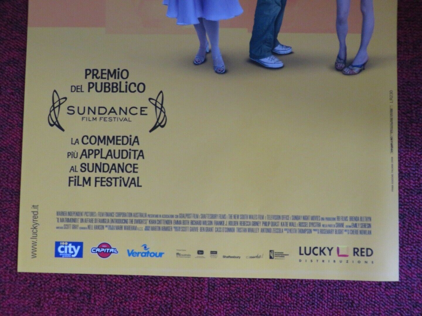 IL MATRIMONIO E UN AFFARE DI FAMIGLIA ITALIAN LOCANDINA (26.5"x12") POSTER 2007 - Rendezvous Cinema