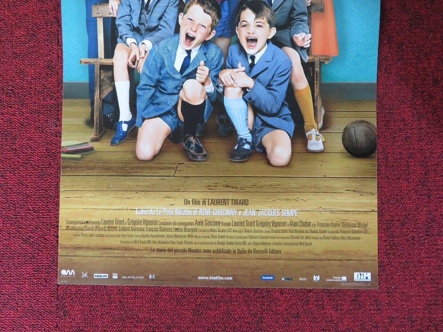 IL PICCOLO NICOLAS I SUOI GENITORI ITALIAN LOCANDINA (26.5"x12.5") POSTER 2009 - Rendezvous Cinema