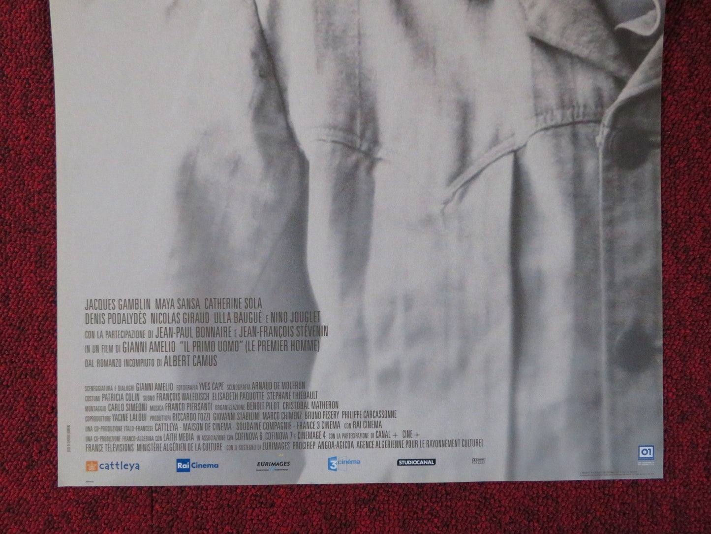 IL PRIMO UOMO ITALIAN LOCANDINA POSTER MICHEL CREMADES JACQUES GAMBLIN 2011 Rendezvous Cinema Movie posters