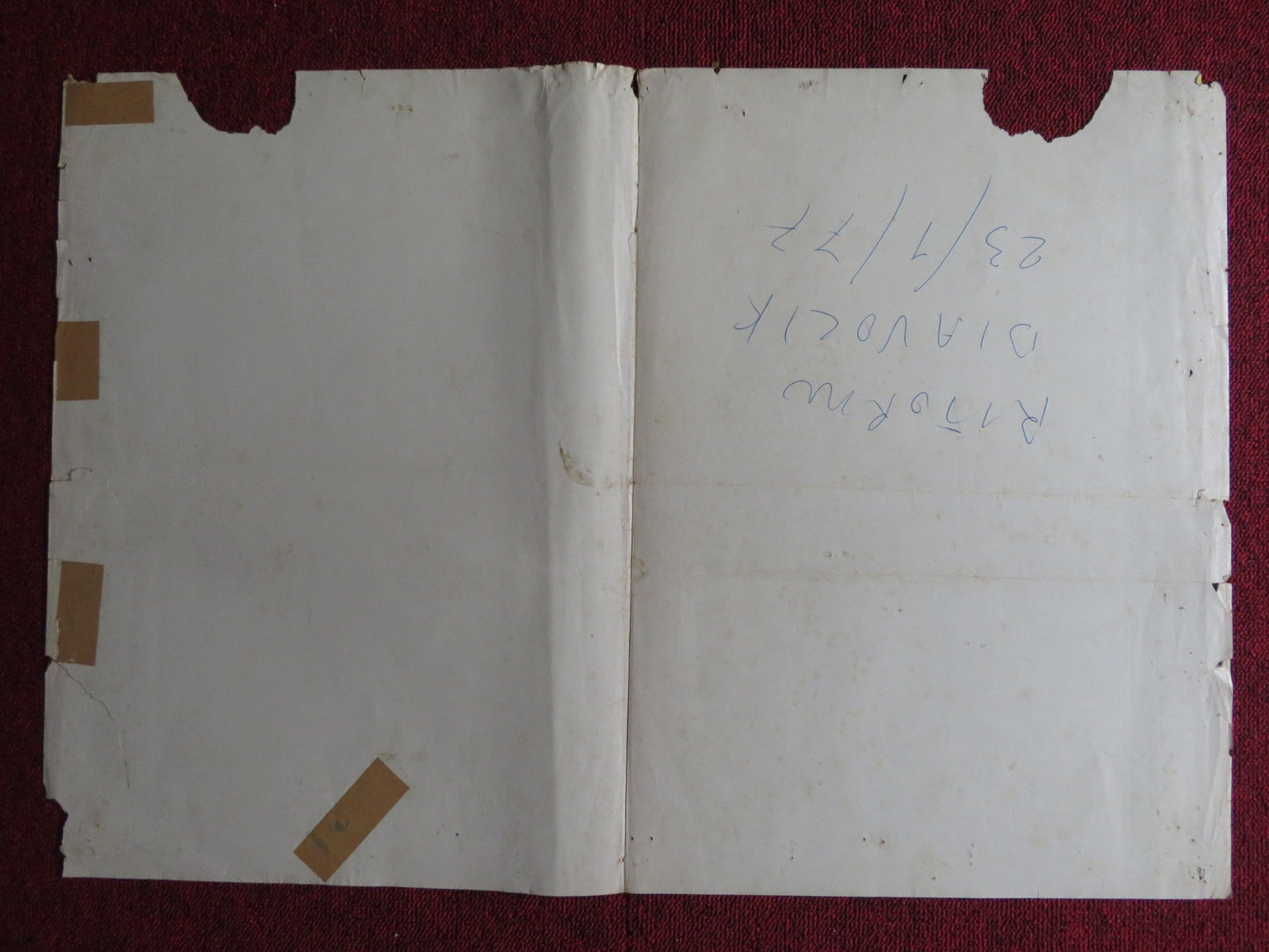 IL RITORNO DI DIAVOLIK / The Golden Bat ITALIAN FOTOBUSTA POSTER CONWAY 1966 Rendezvous Cinema Movie posters