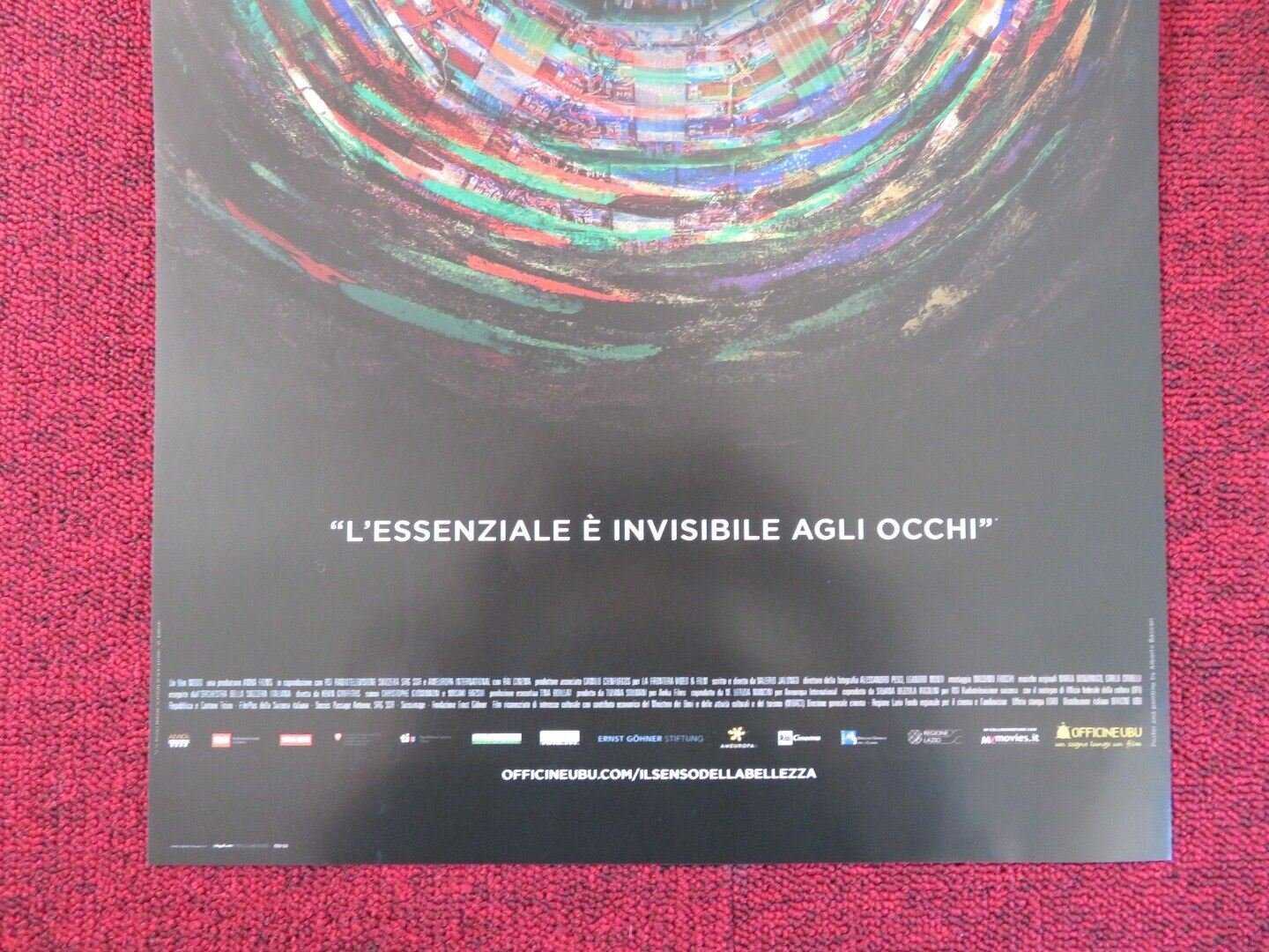 IL SENSO DELLA BELLEZZA ITALIAN LOCANDINA (26.5"x12.5") POSTER F GIANOTTI 2017 Movie posters