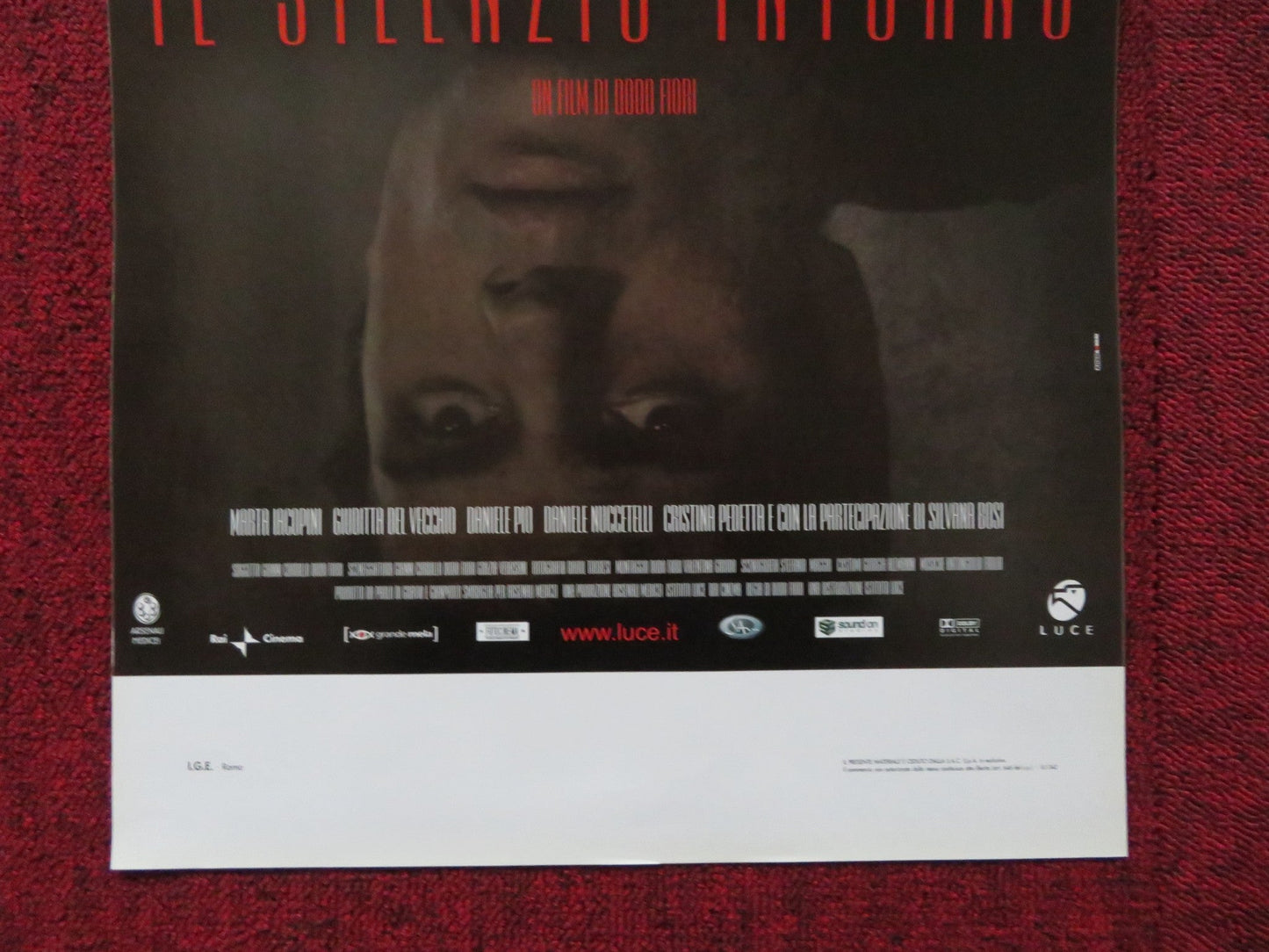 IL SILENZIO INTORNO ITALIAN LOCANDINA POSTER FRANCESCO DE ANGELIS 2006 Rendezvous Cinema Movie posters