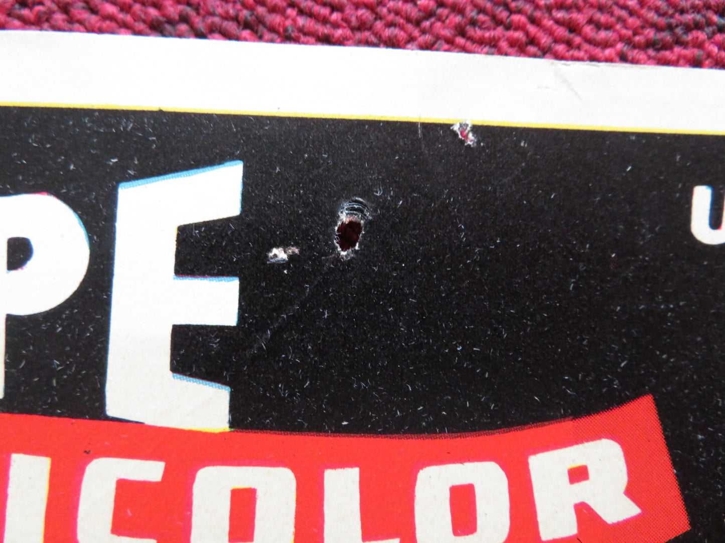 ALL' INFERNO E RITORNO / TO HELL AND BACK - A ITALIAN FOTOBUSTA POSTER 1955 - Rendezvous Cinema