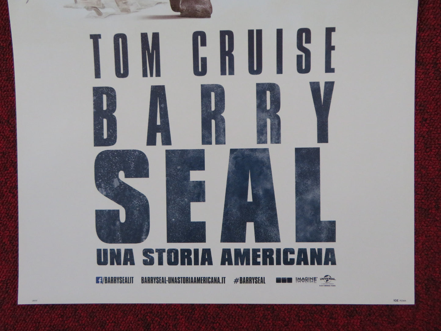 AMERICAN MADE ITALIAN LOCANDINA POSTER TOM CRUISE DOMHNALL GLEESON 2017 - Rendezvous Cinema