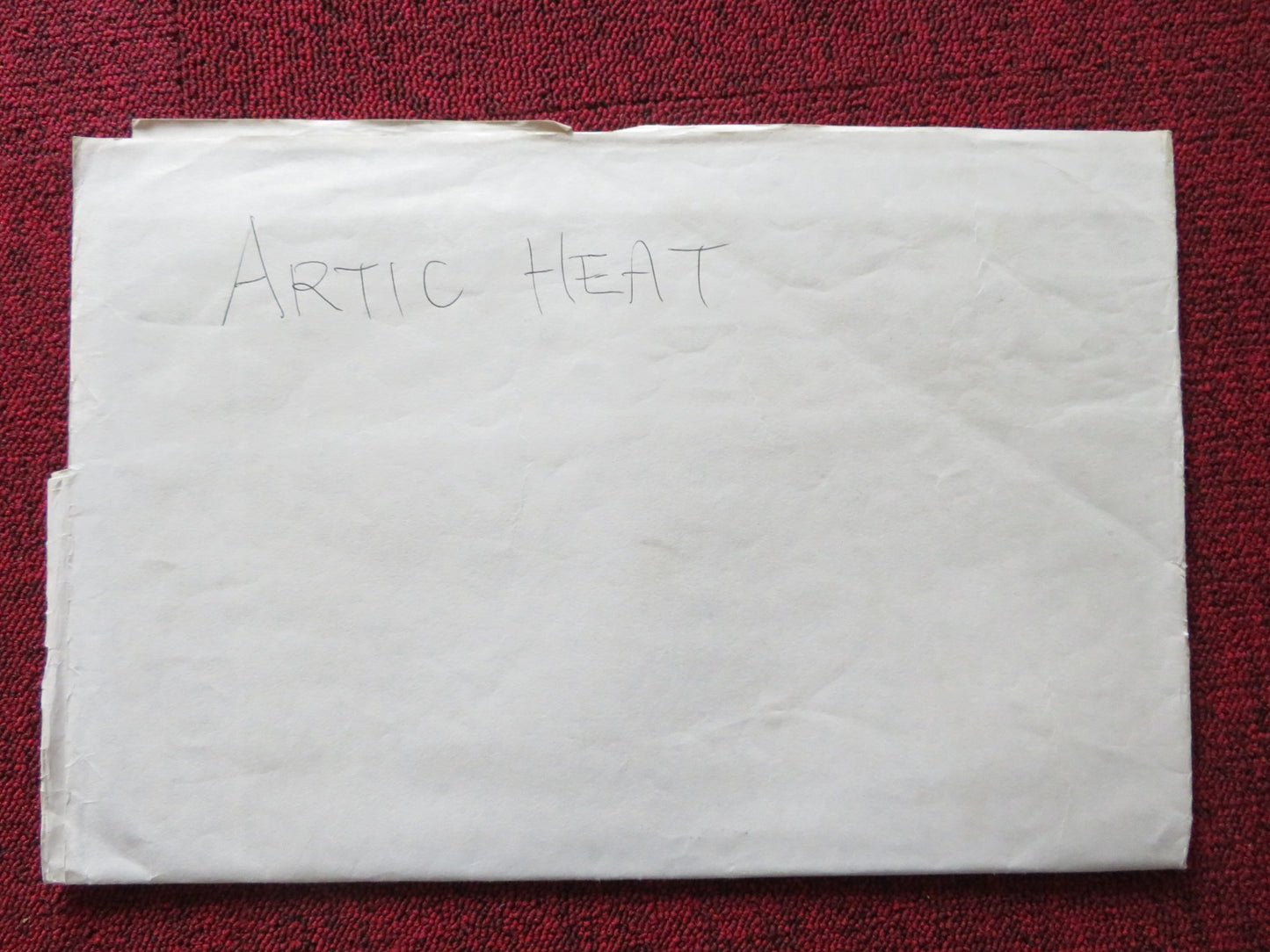 ARTIC HEAT UK QUAD POSTER MIKE NORRIS STEVE DURHAM 1986 - Rendezvous Cinema