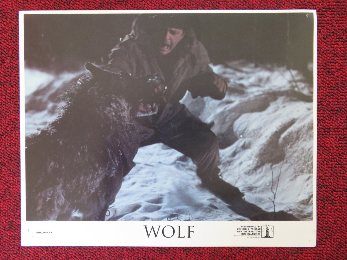 WOLF - 1 LOBBY CARD JACK NICHOLSON MICHELLE PFEIFFER 1994 - Rendezvous Cinema