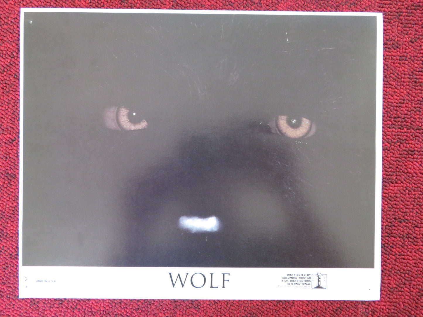 WOLF - 2 LOBBY CARD JACK NICHOLSON MICHELLE PFEIFFER 1994 - Rendezvous Cinema