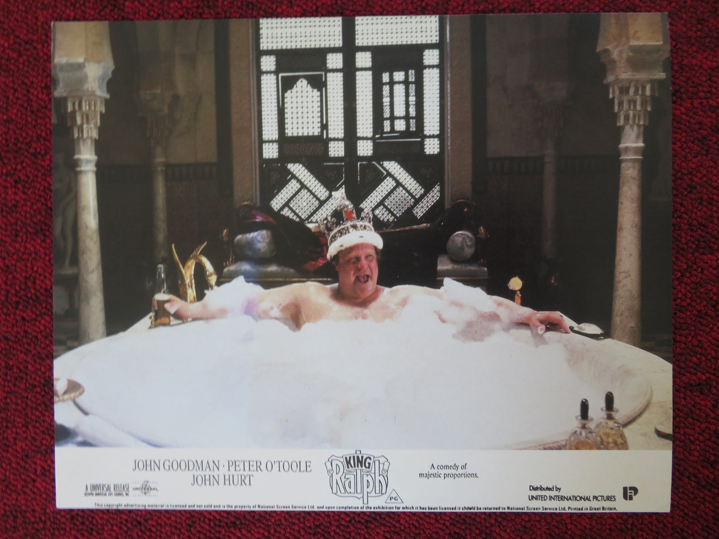 KING RALPH - A LOBBY CARD JOHN GOODMAN PETER O' TOOLE 1991 - Rendezvous Cinema