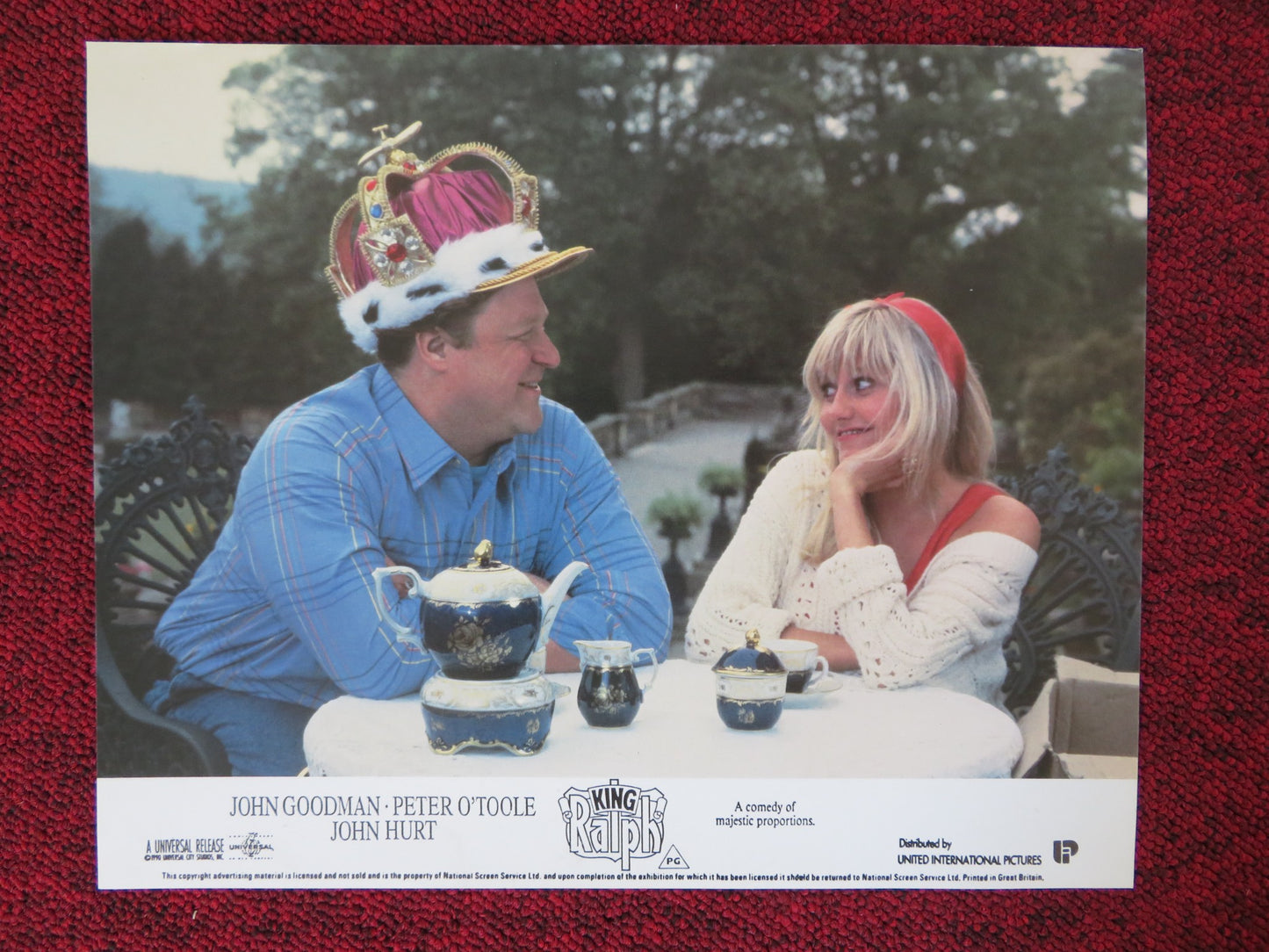 KING RALPH - F LOBBY CARD JOHN GOODMAN PETER O' TOOLE 1991 - Rendezvous Cinema