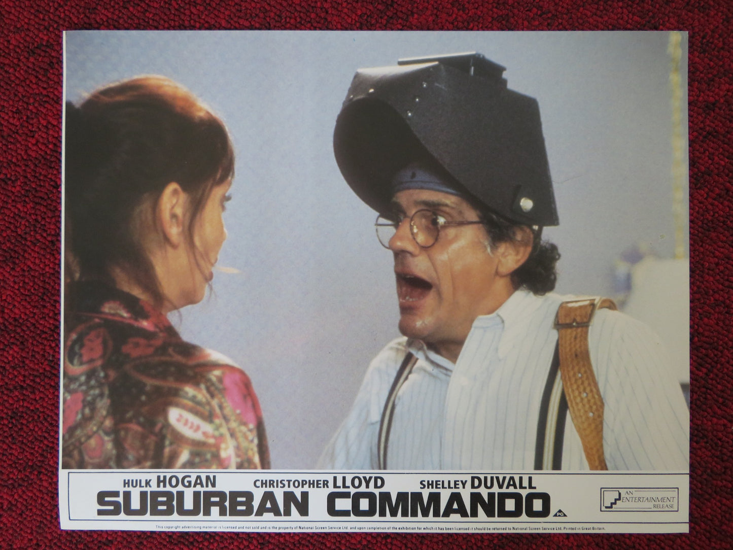 SUBURBAN COMMANDO - A LOBBY CARD HULK HOGAN CHRISTOPHER LLOYD 1991 - Rendezvous Cinema
