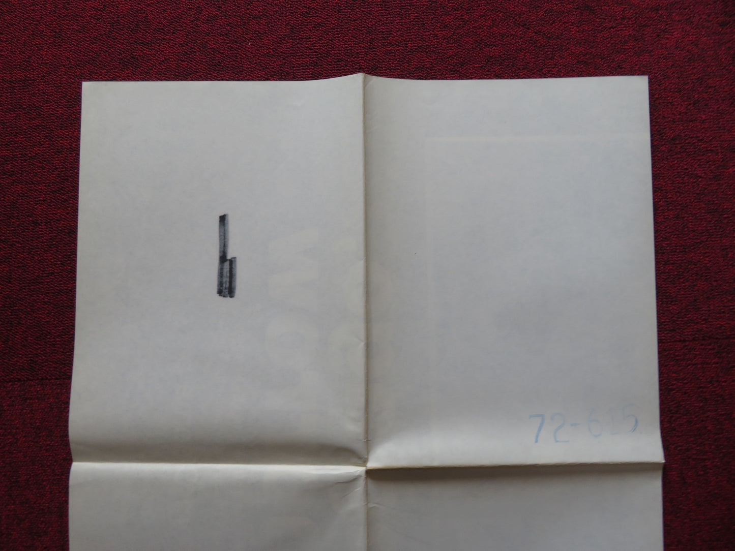 LONG AGO, TOMORROW FOLDED US ONE SHEET POSTER MALCOLM MCDOWELL N. NEWMAN 1972 - Rendezvous Cinema