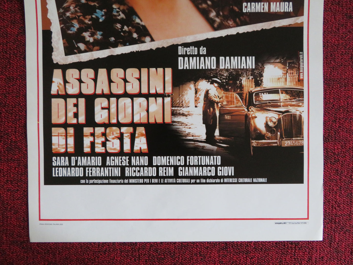 ASSASSINI DEI GIORNI DI FESTA ITALIAN LOCANDINA POSTER CARMEN MAURA 2002 - Rendezvous Cinema