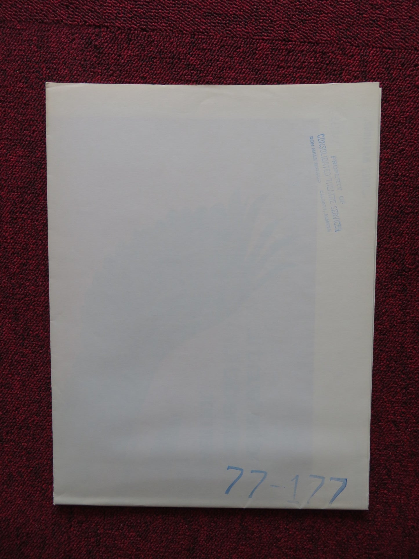 THREE WARRIORS FOLDED US ONE SHEET POSTER CHARLES WHITE EAGLE LOIS RED ELK 1977 - Rendezvous Cinema