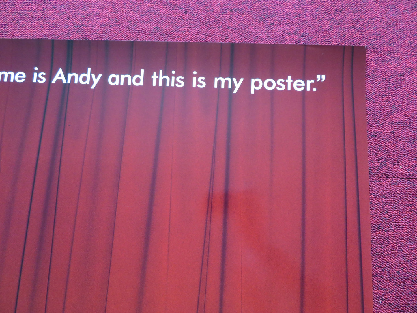 MAN ON THE MOON US ONE SHEET ROLLED POSTER JIM CARREY GERRY BECKER 1999 - Rendezvous Cinema