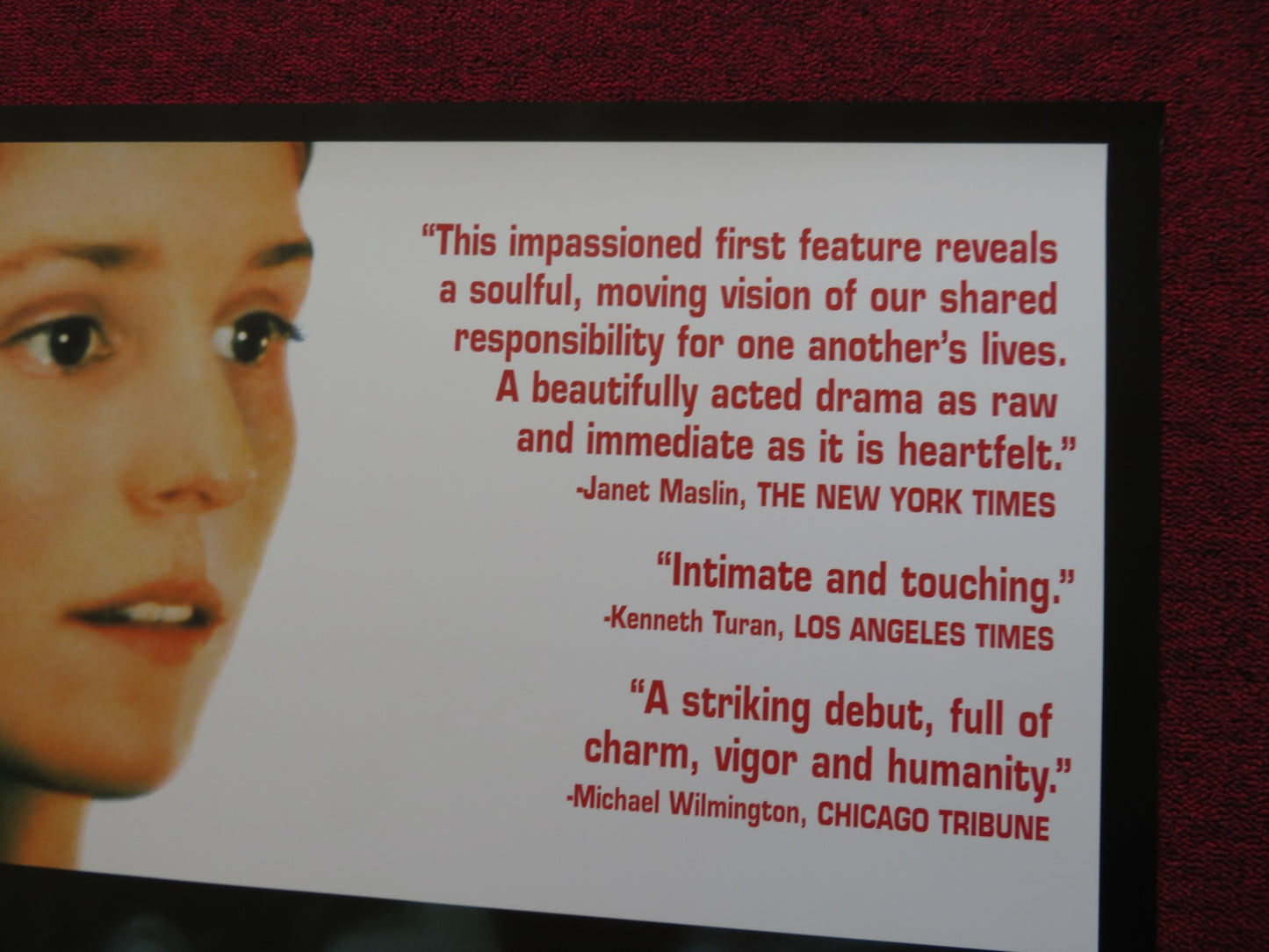 THE DREAMLIFE OF ANGELS US ONE SHEET ROLLED POSTER ELODIE BOUCHEZ G. COLIN 1998 - Rendezvous Cinema