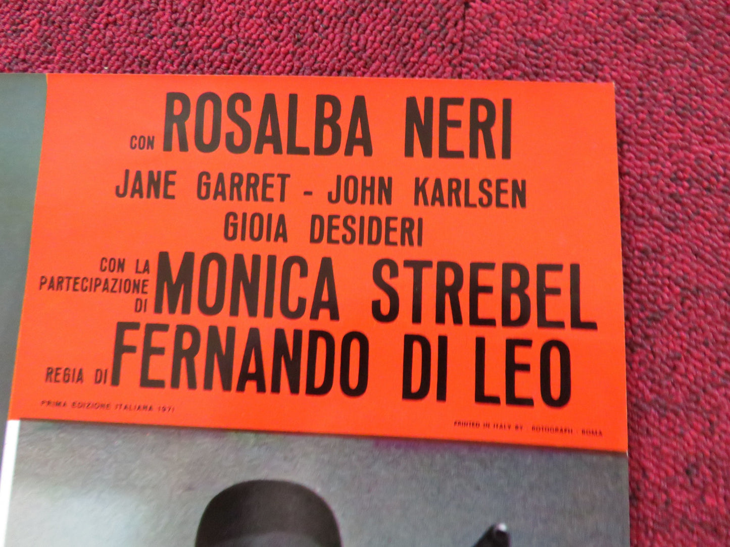 ASYLUM EROTICA- E ITALIAN FOTOBUSTA POSTER KLAUS KINSKY MARGARET LEE 1971 - Rendezvous Cinema