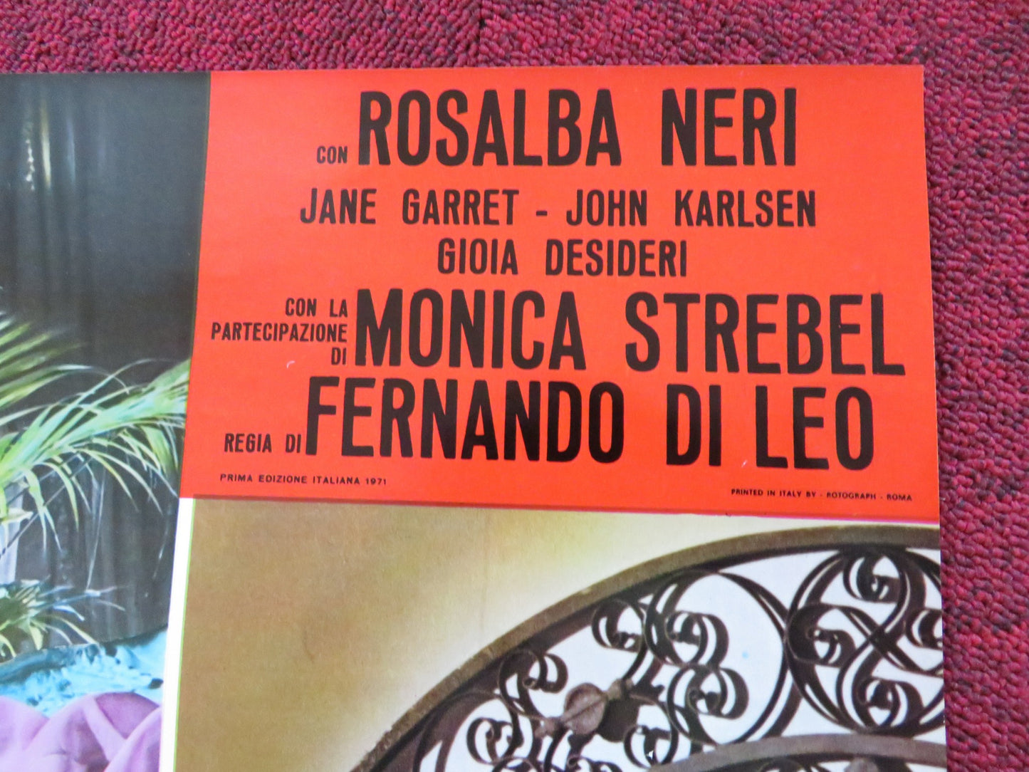 ASYLUM EROTICA- H ITALIAN FOTOBUSTA POSTER KLAUS KINSKY MARGARET LEE 1971 - Rendezvous Cinema