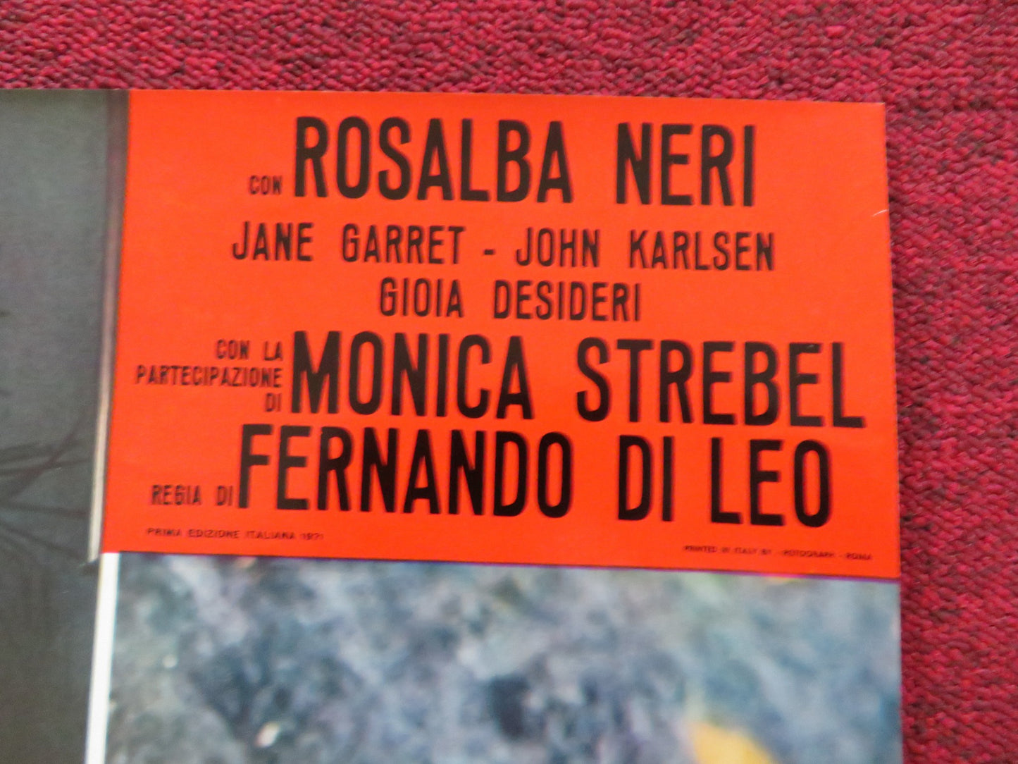 ASYLUM EROTICA- C ITALIAN FOTOBUSTA POSTER KLAUS KINSKY MARGARET LEE 1971 - Rendezvous Cinema