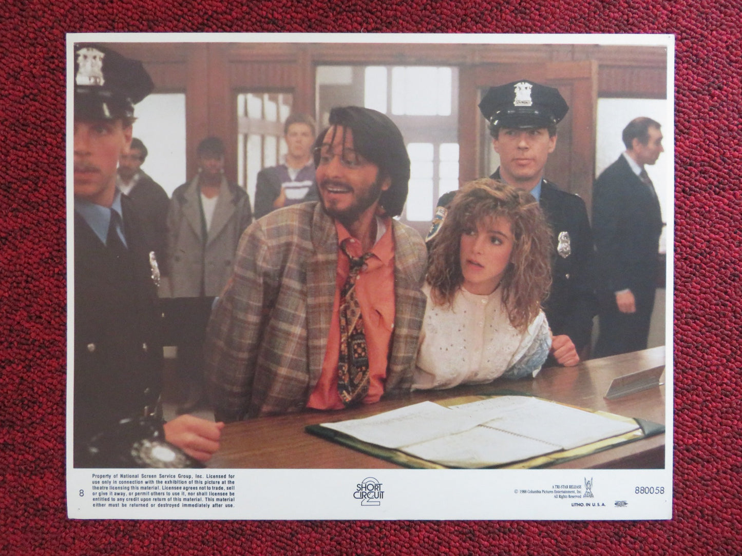 SHORT CIRCUIT - A LOBBY CARD ALLY SHEEDY STEVE GUTTENBERG 1986 - Rendezvous Cinema