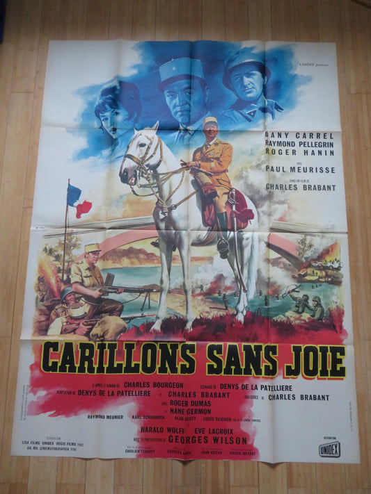 BELLS WITHOUT JOY FRENCH GRANDE POSTER DANY CARREL RAYMOND PELLEGRIN 1962