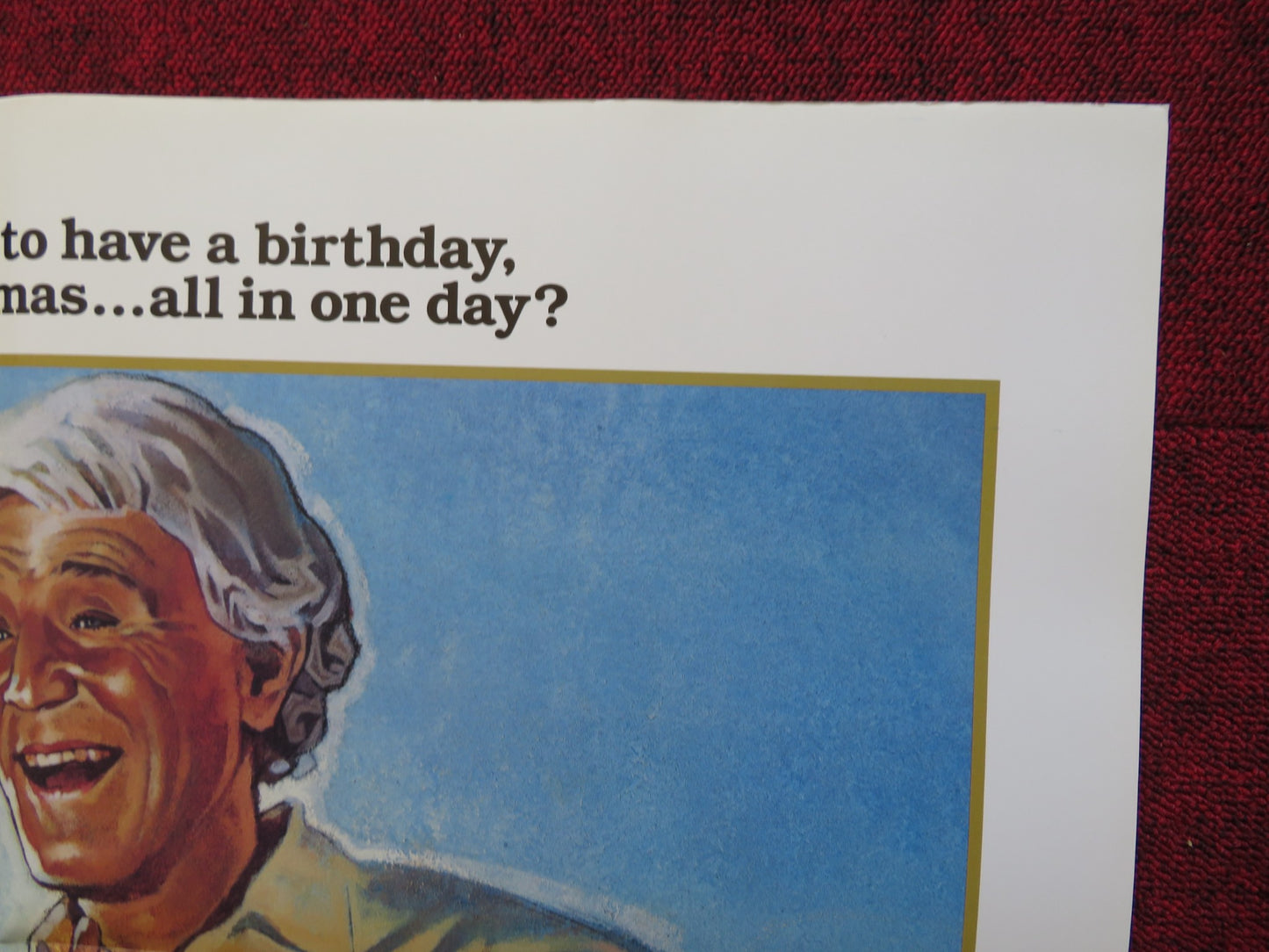 MARTIN'S DAY FOLDED US ONE SHEET POSTER RICHARD HARRIS JUSTIN HENRY 1985 - Rendezvous Cinema