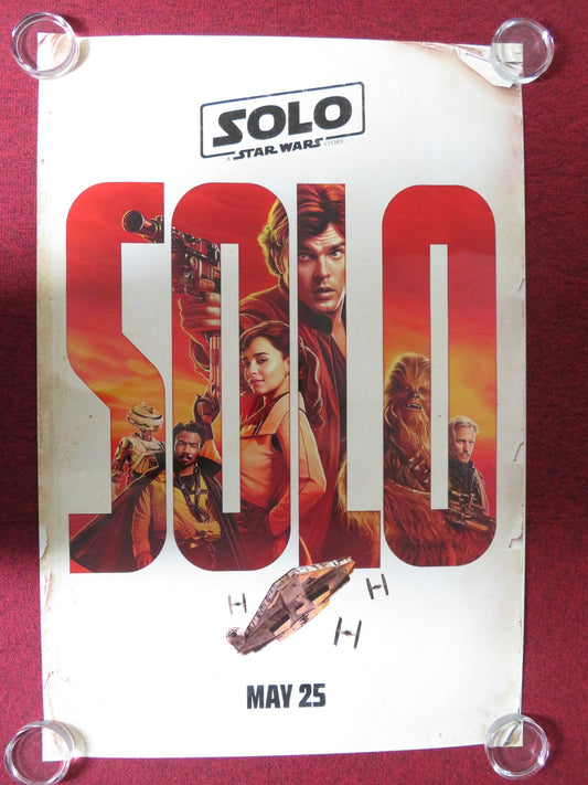 SOLO: A STAR WARS STORY- C US ONE SHEET ROLLED POSTER EHRENREICH 2018