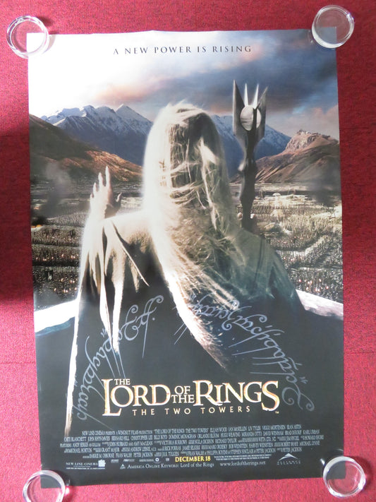 THE LORD OF THE RINGS THE TWO TOWERS -B US ONE SHEET ROLLED POSTER LEE 2002