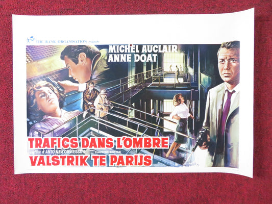 TRAFICS DANS L'OMBRE BELGIUM (14.5"x 21") POSTER MICHEL AUCLAIR ANNE DOAT 1964
