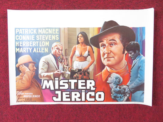 MISTER JERICO BELGIUM (14.5"x 21.5") POSTER PATRICK MACNEE CONNIE STEVENS 1970