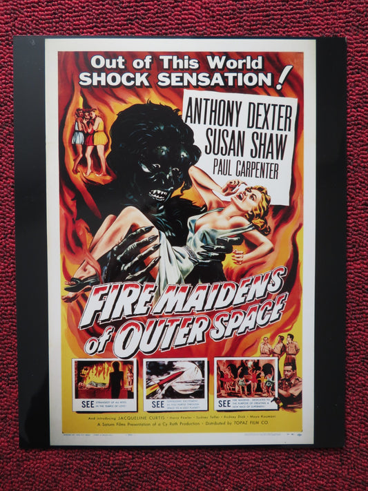 FIRE MAIDENS OF OUTER SPACE DEALER PHOTO POSTER ANTHONY DEXTER SUSAN SHAW 1956