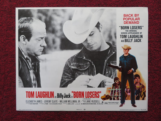 BORN LOSERS - 3 US LOBBY CARD TOM LAUGHLIN ELIZABETH JAMES 1967
