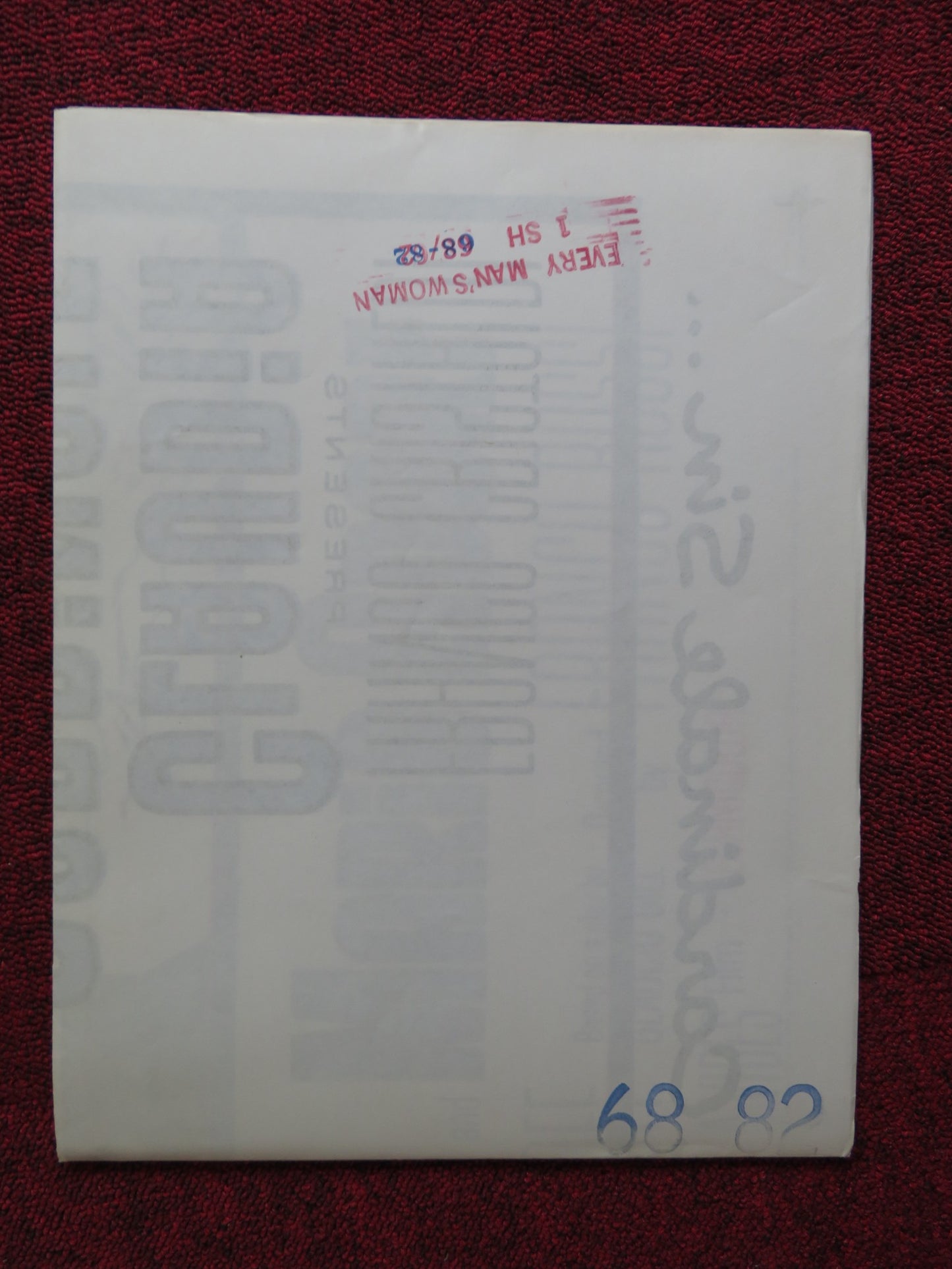 EVERY MAN'S WOMAN FOLDED US ONE SHEET POSTER CLAUDIA CARDINALE NINO MANFREDI '67 - Rendezvous Cinema