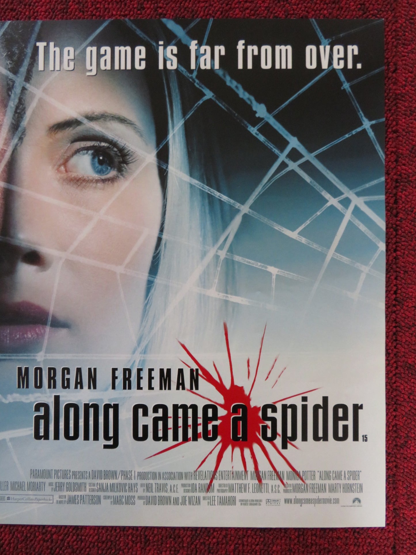 ALONG CAME A SPIDER UK MINI QUAD POSTER MORGAN FREEMAN MONICA POTTER 2001 - Rendezvous Cinema