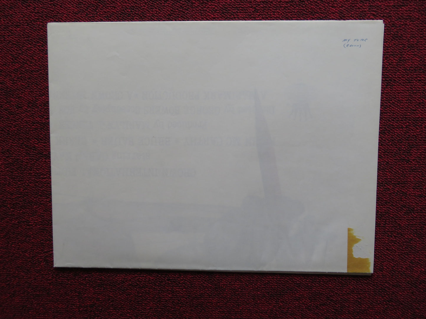 MY TUTOR FOLDED US ONE SHEET POSTER CAREN KAYE MATT LATTANZI 1983 - Rendezvous Cinema