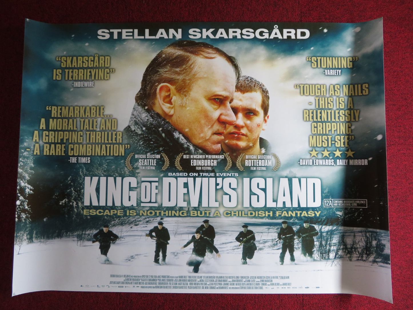 KING OF DEVIL'S ISLAND UK QUAD (30"x 40") ROLLED POSTER BENJAMIN HELSTAD 2010 - Rendezvous Cinema