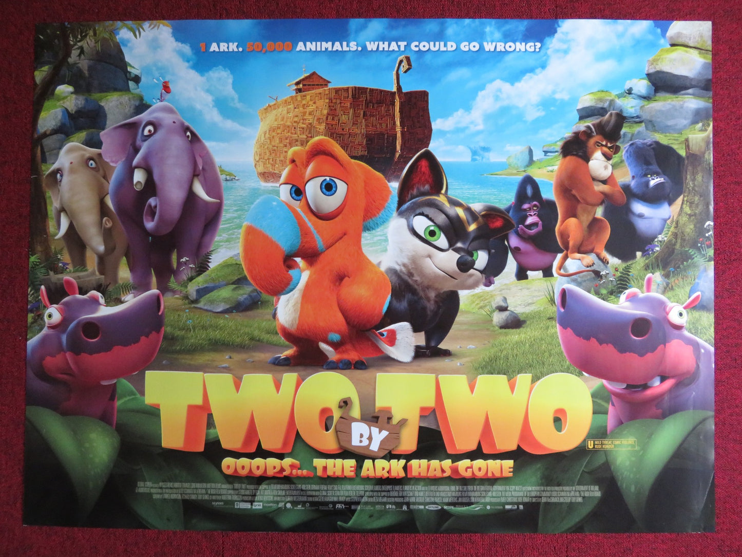 TWO BY TWO UK QUAD (30"x 40") ROLLED POSTER TOBY GENKEL 2015 - Rendezvous Cinema