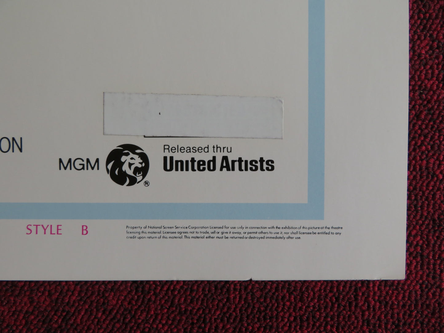 DEMON SEED STYLE B US HALF SHEET (22"x 28") POSTER JULIE CHRISTIE F. WEAVER 1977 - Rendezvous Cinema