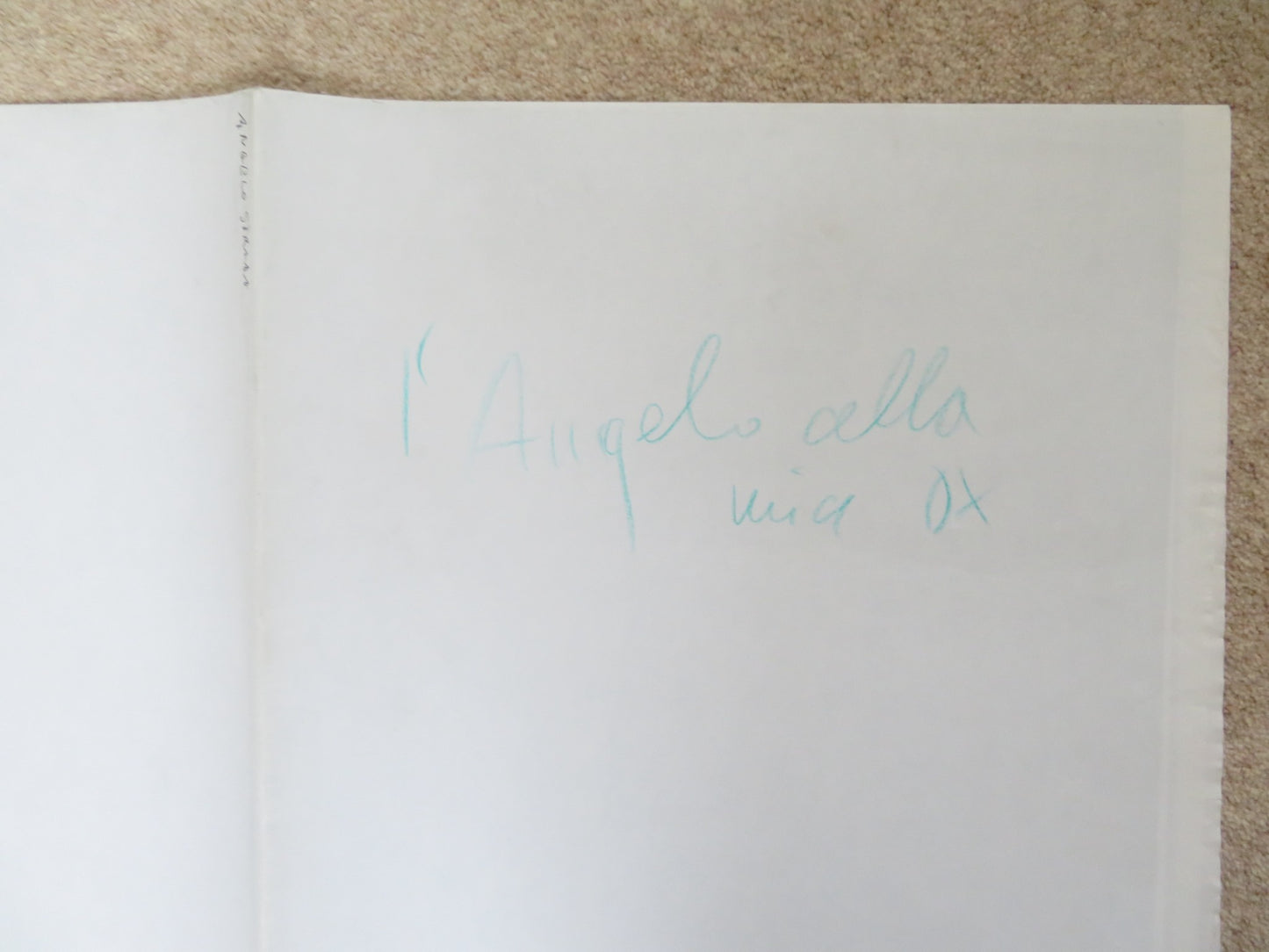 ANGEL ON THE RIGHT ITALIAN 2 FOGLIO POSTER UKTAMOI MIYASAROVA M. PULODZODA 2002 - Rendezvous Cinema