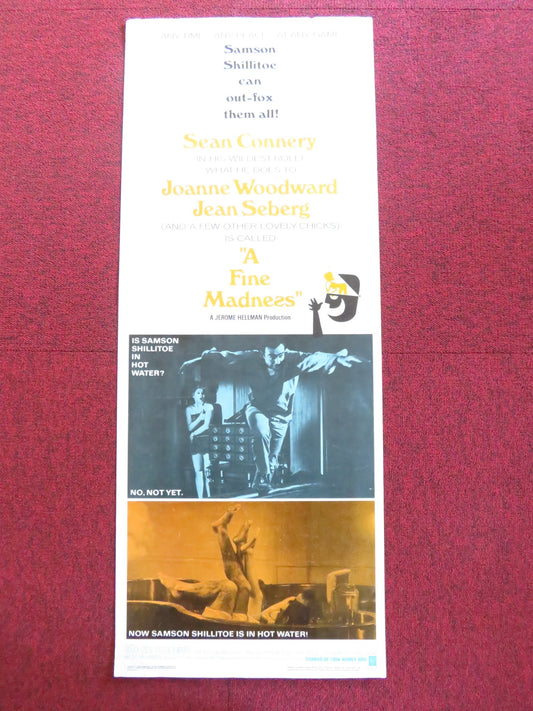 A FINE MADNESS US INSERT (14"x 36") POSTER SEAN CONNERY JOANNE WOODWARD 1966