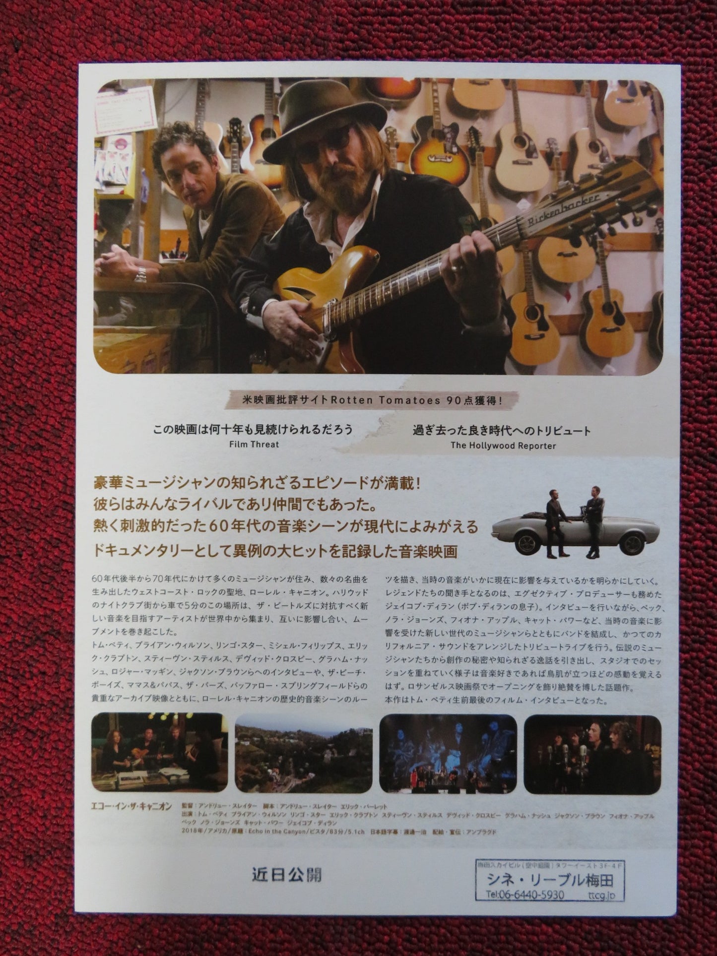 ECHO IN THE CANYON JAPANESE CHIRASHI (B5) POSTER LOU ADLER FIONA APPLE 2018 - Rendezvous Cinema