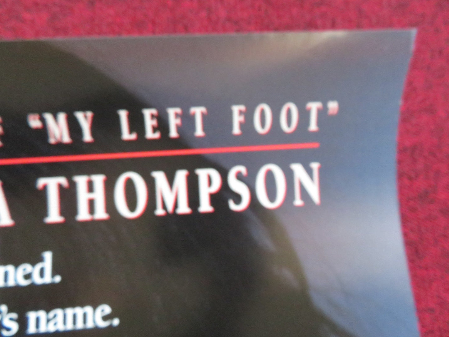 IN THE NAME OF THE FATHER - A US ONE SHEET ROLLED POSTER DANIEL DAY - LEWIS 1993 Rendezvous Cinema Movie posters