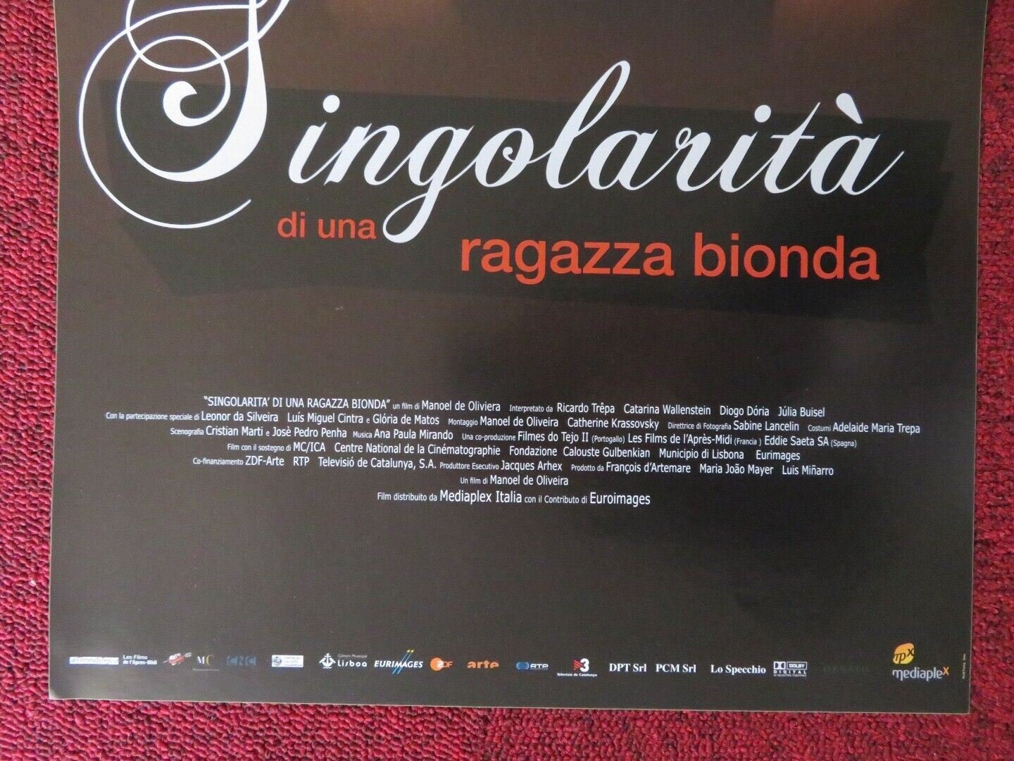 INGOLARITA DI UNA RAGAZZA BIONDA ITALIAN LOCANDINA (26.5"x12.5") POSTER 2009 - Rendezvous Cinema